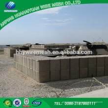 Pared de defensa Hesco galvanizado proveedor de barrera hesco militar en alibaba